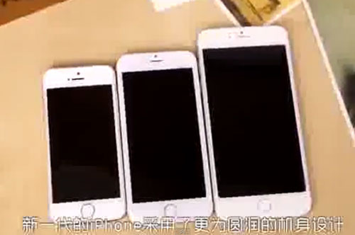 iPhone6/6sの4.7インチと5.5インチが比較出来る映像！