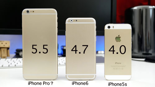 5.5インチモデルの名前はiPhone Pro？光学手ブレ防止機能は5.5のみで4.7インチでは非搭載か